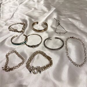 Sterling silver bracelet bundle